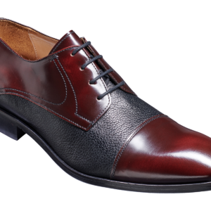 Southwold - Burgundy Hi-Shine / Black Deerskin