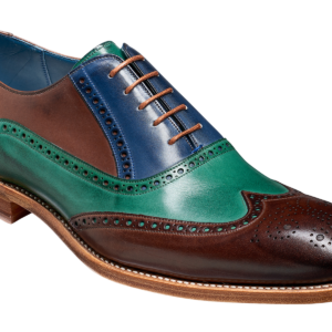 Valiant Multi - Ebony / Green / Blue Hand Painted